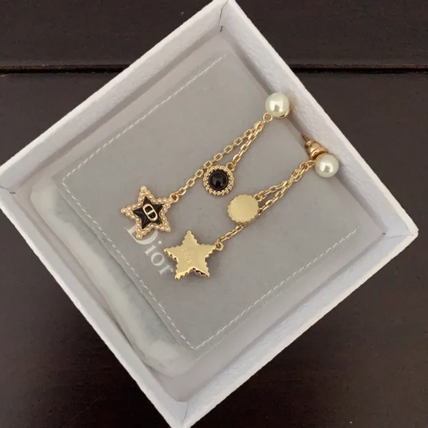 Dior Petit CD Lucky Baroque Earrings - Luxury Jewelry at GodJewel