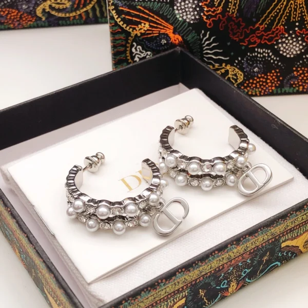 Dior Petit CD Treasure Earrings – Dior Luxury Earrings | GodJewel