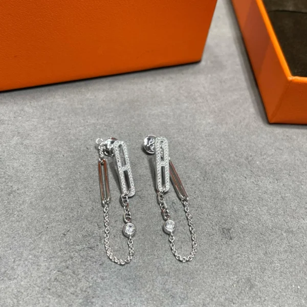 Hermes White & Yellow Gold Earrings – Best Replica Earrings