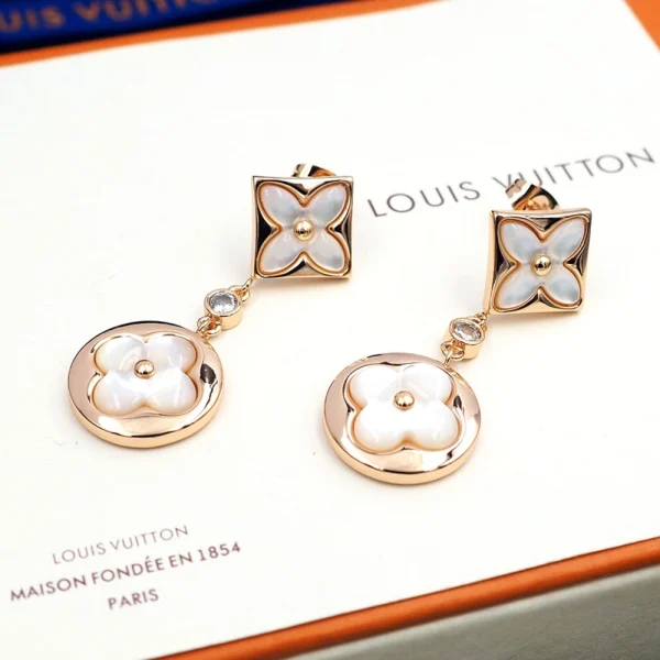 Idylle Color Blossom Long Earrings – Replica Jewelry | GodJewel