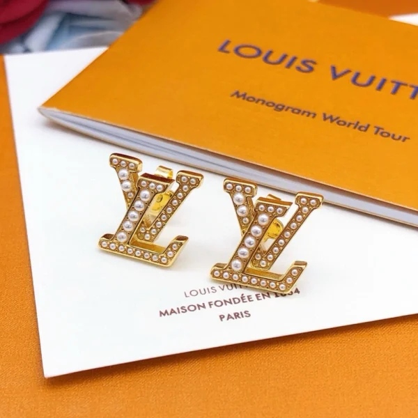 LV Iconic Pearls Earrings – Louis Vuitton Replica Jewelry at GJ