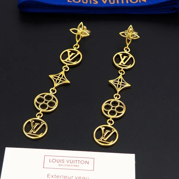 LV Lace Earrings – Louis Vuitton Replica Jewelry | GodJewel