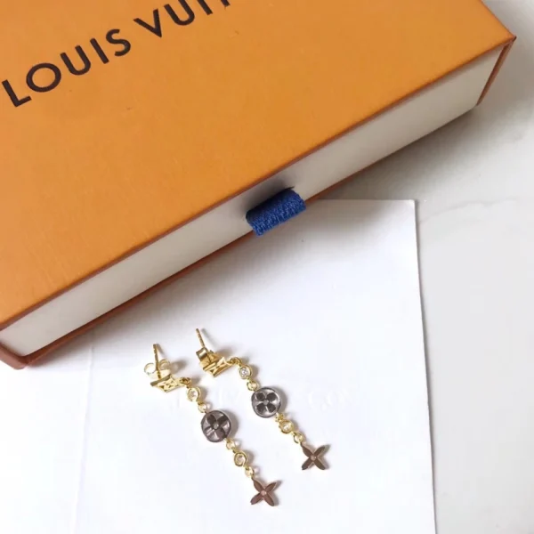 Star And Sun 4 Motifs Drop Earrings – Replica Jewelry | GodJewel