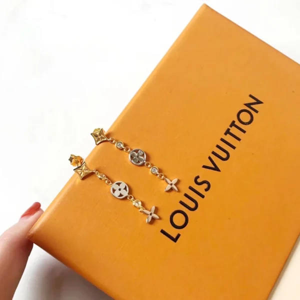 LV Star And Sun 4 Motifs Drop Earrings – Louis Vuitton Replica Jewelry