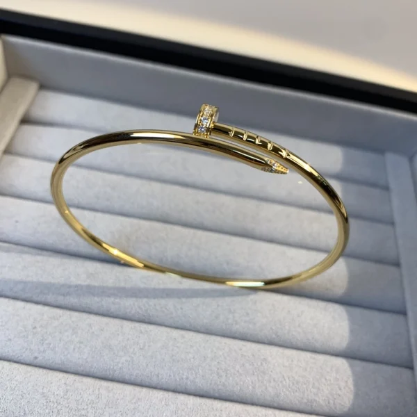 Cartier Juste un Clou bracelet with diamonds – Bold luxury jewelry design by GodJewel