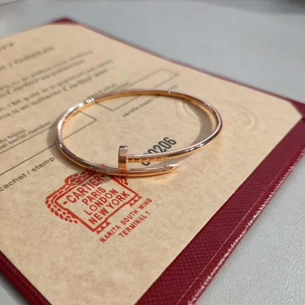Cartier Juste un Clou bracelet small model – Sleek nail-inspired luxury jewelry by GodJewel