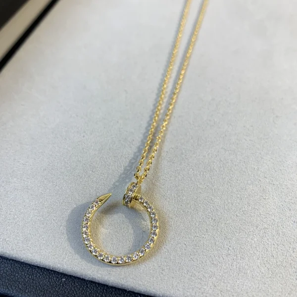 Cartier Juste un Clou necklace with diamonds – Bold and sparkling luxury jewelry by GodJewel