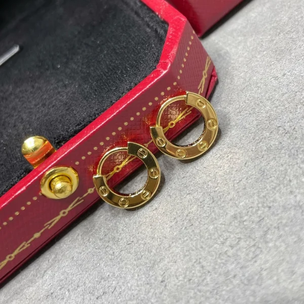 Cartier LOVE hoop earring yellow gold – Classic and timeless luxury jewelry by GodJewel