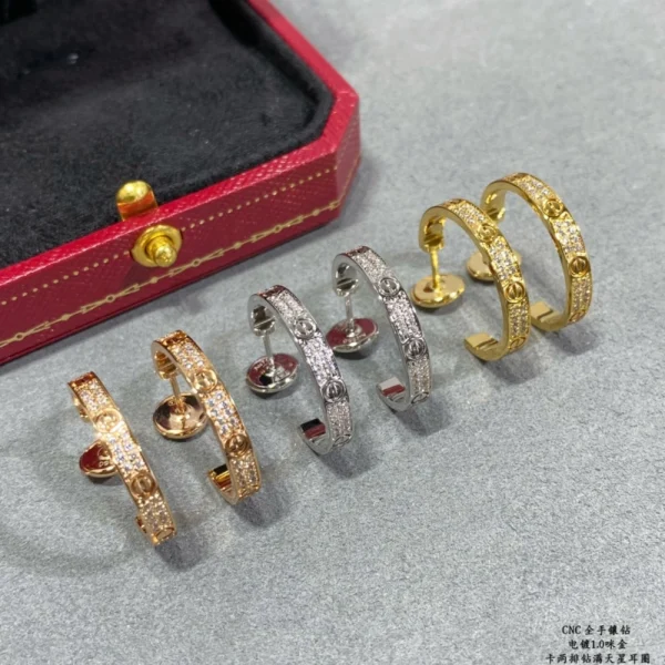 Cartier LOVE Hoop Earrings | Perfect Luxury Jewelry at GodJewel