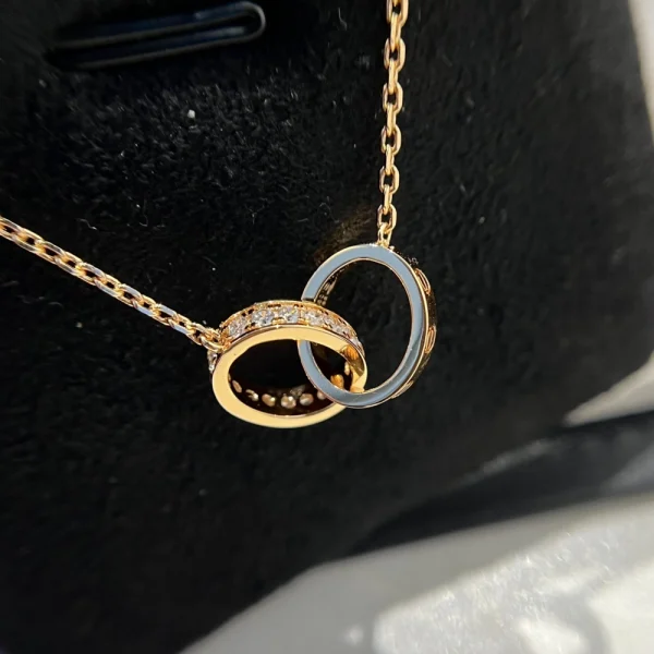 Cartier LOVE necklace half-paved – Inspired Design | GodJewel