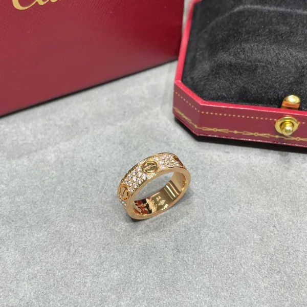 Cartier LOVE wedding band – Sophisticated rose gold luxury wedding band by GodJewel