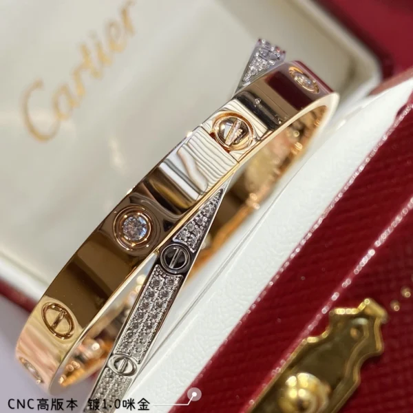 Cartier Pave Diamonds Double Love | Luxury Jewelry at GodJewel