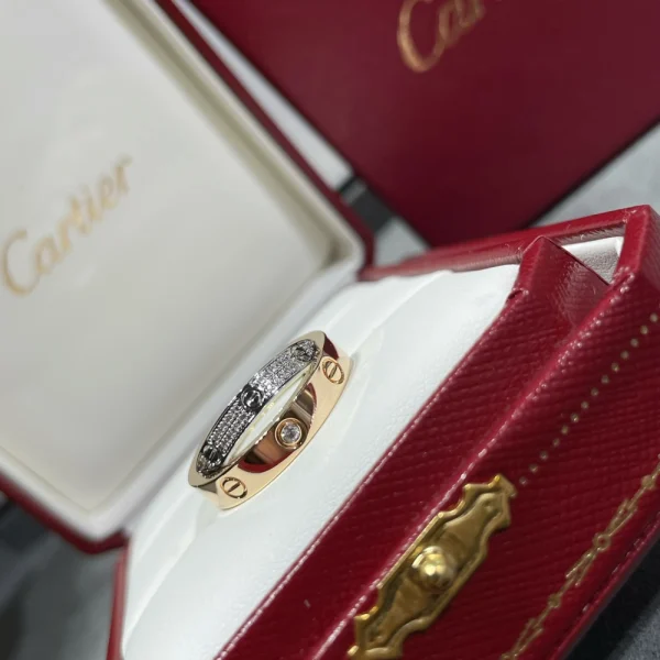 Cartier Ring Rose Gold and White Gold | Luxury Rings at GodJewel