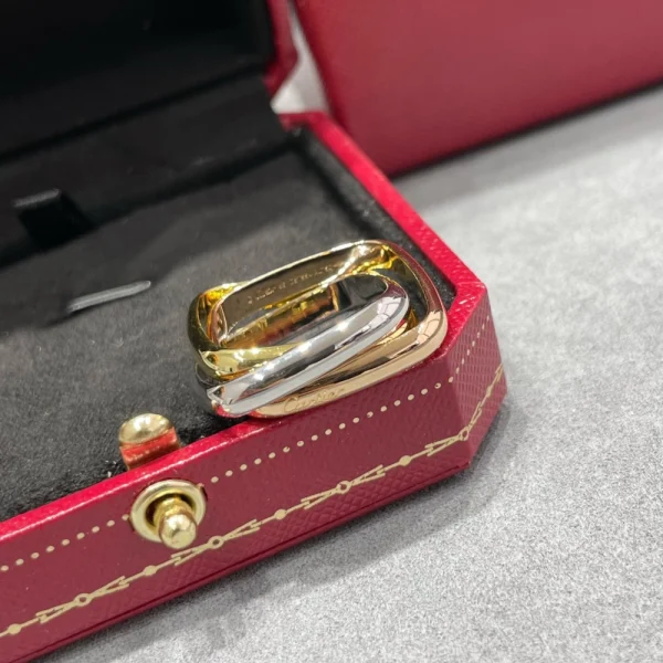 Cartier Trinity cushion ring | Perfect Luxury Rings at GodJewel