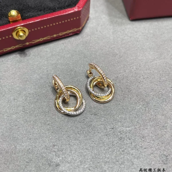 Trinity Earrings Cartier | Perfect Luxury Earrings at GodJewel