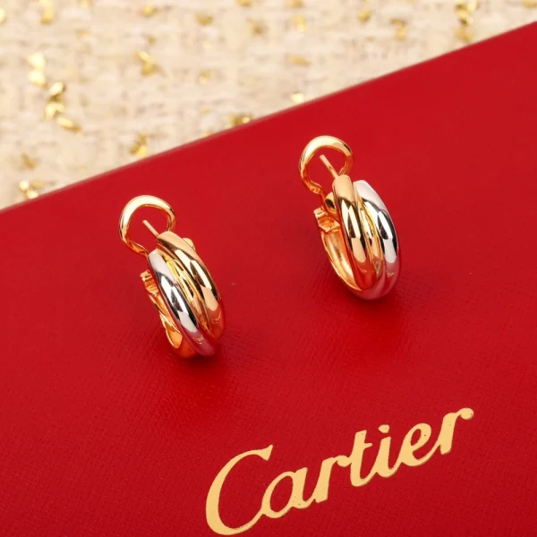 Cartier Trinity earrings – Iconic triple-gold luxury earrings by GodJewel