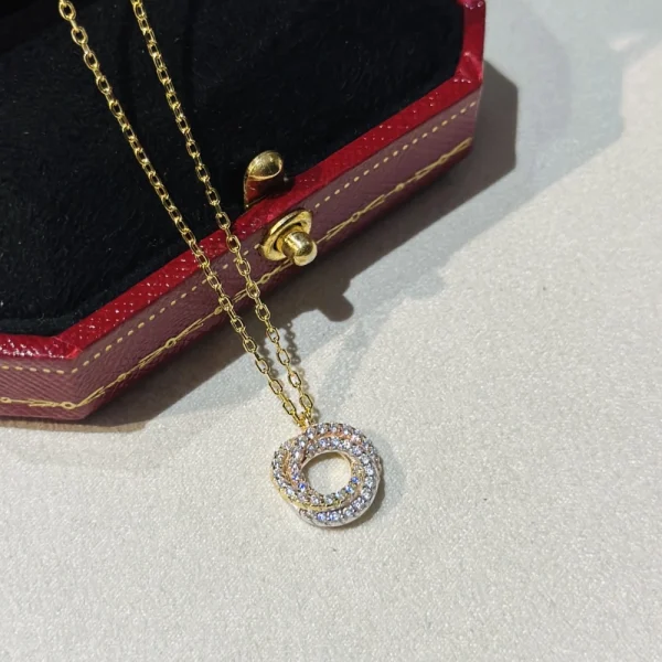 Cartier Trinity necklace Diamonds – Inspired Design | GodJewel