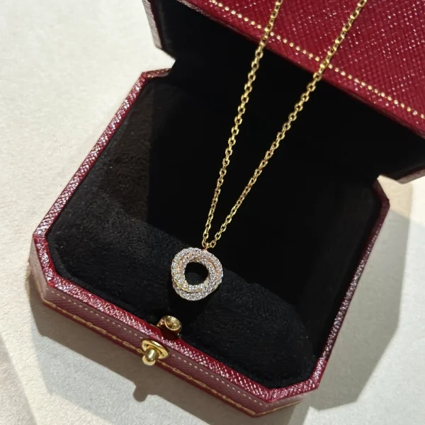 Cartier Trinity necklace Diamonds – Inspired Design | GodJewel