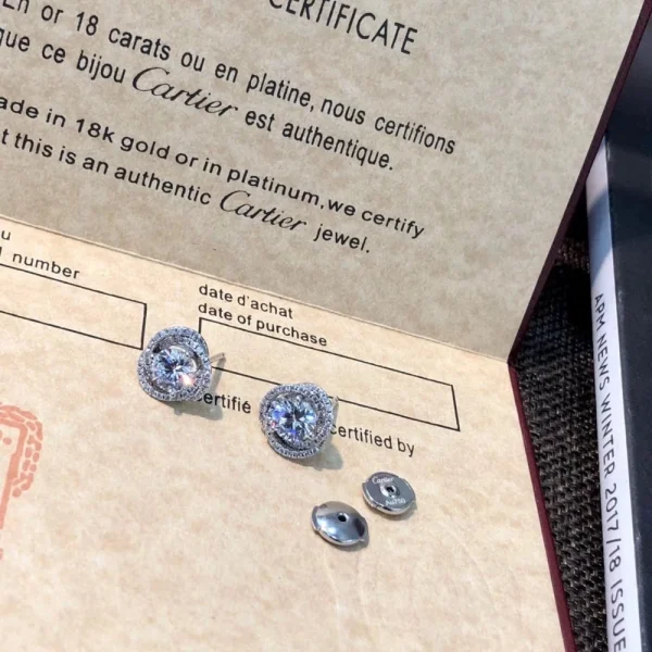 Cartier Trinity Ruban Earrings | Luxury Earrings at GodJewel