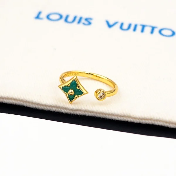 Color Blossom Mini Star Ring replica – Delicate Louis Vuitton-inspired ring with enamel star design by GodJewel