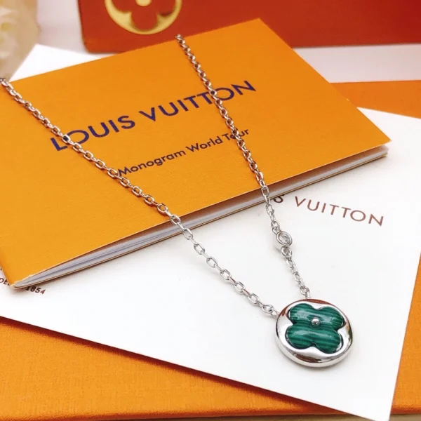 Color Blossom Sun BB Necklace replica – Delicate Louis Vuitton-inspired necklace with sun-shaped floral charm by GodJewel