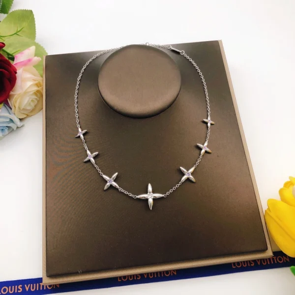 Louis Vuitton Louisette Signature Necklace replica – Elegant signature necklace inspired by LV's Louisette design by GodJewel