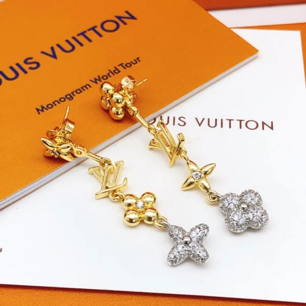 LV Gram Earrings replica – Sleek and modern Louis Vuitton-inspired earrings by GodJewel