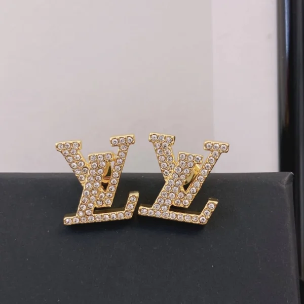 Lv Iconic Earrings Gold – Louis Vuitton Luxury Jewerly | GodJewel