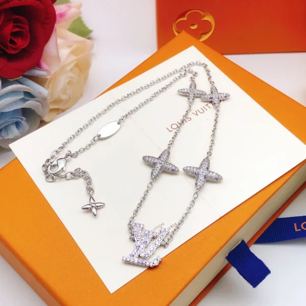 LV Iconic Tresor Necklace replica – Luxurious Louis Vuitton-inspired necklace with signature iconic charm by GodJewel