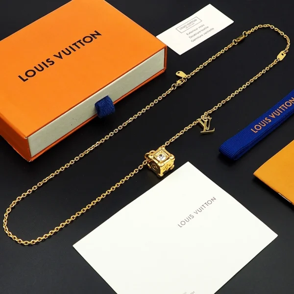 Louis Vuitton LV Icons Necklace replica – Timeless necklace featuring iconic LV symbols by GodJewel