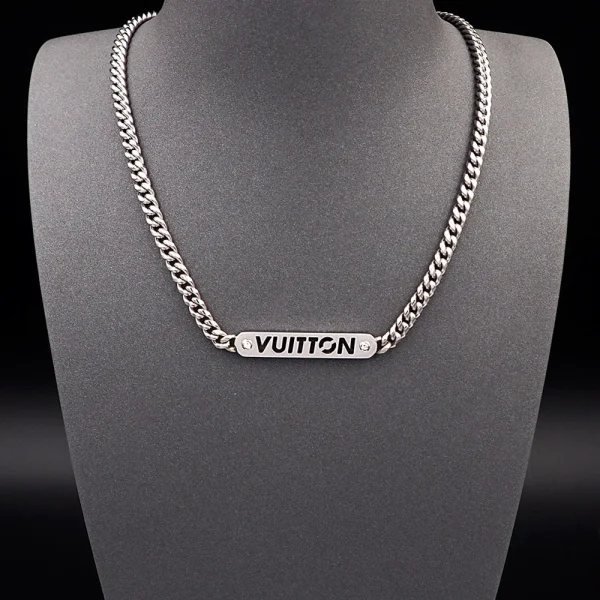 LV ID Necklace – Louis Vuitton Replica Jewelry | GodJewel