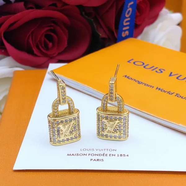 Lv Lock Earrings – Louis Vuitton Luxury Jewerly | GodJewel