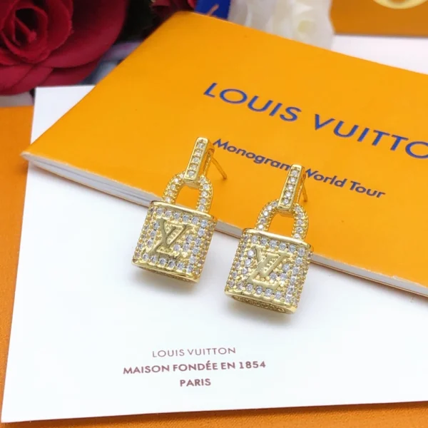 Louis Vuitton Lv Lock Earrings – Louis Vuitton Luxury Jewerly