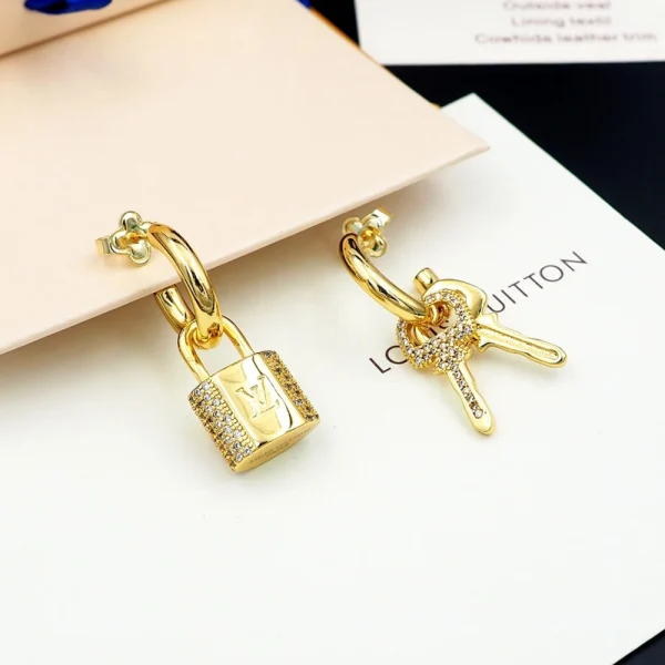 Louis Vuitton Lv Padlock Earrings – Replica Luxury Jewerly