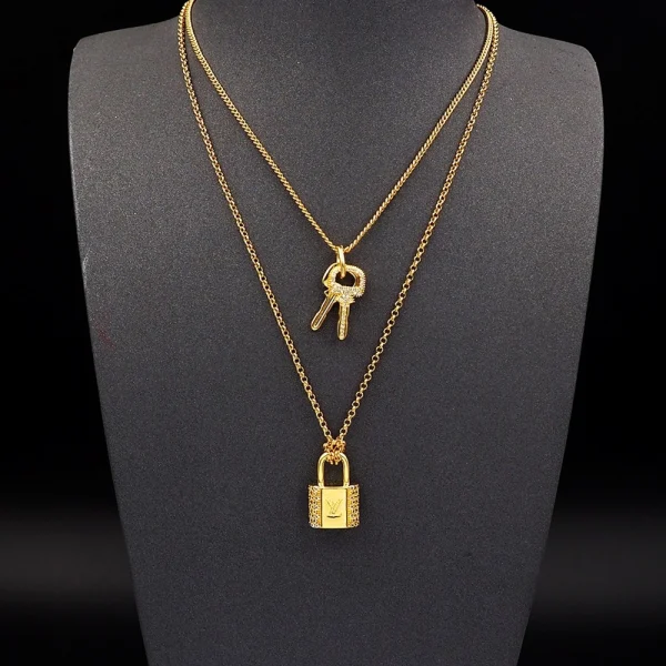 LV Padlock Necklace – Louis Vuitton Replica Jewelry | GodJewel