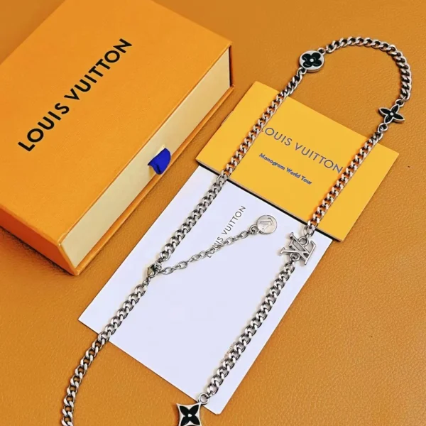 LV Spike Charms Necklace – LV Replica Jewelry | GodJewel