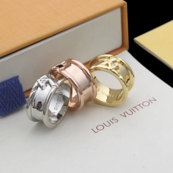 LV Volt One Band Ring white gold replica – Louis Vuitton-inspired luxury jewelry by GodJewel