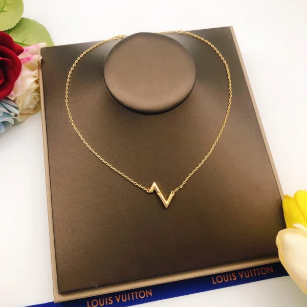 Lv Volt Upside Down Necklace – LV Luxury Jewerly | GodJewel