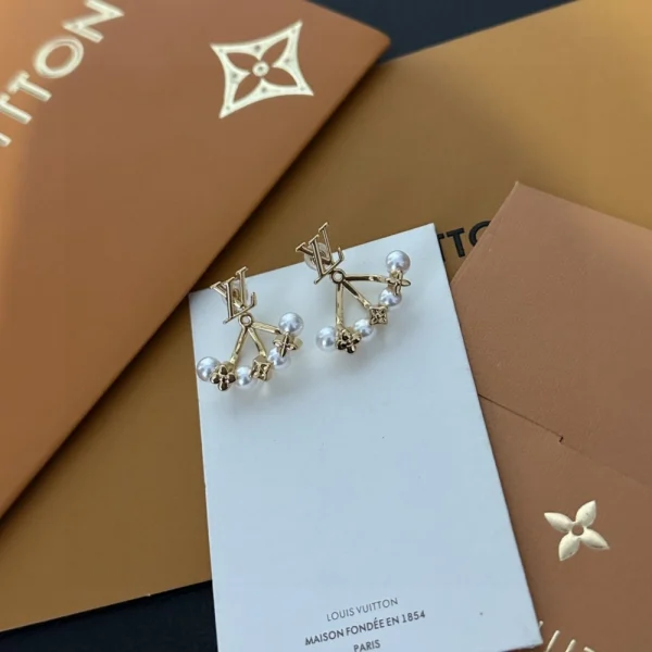 Minigram Pearls Earrings – Louis Vuitton Jewerly | GodJewel