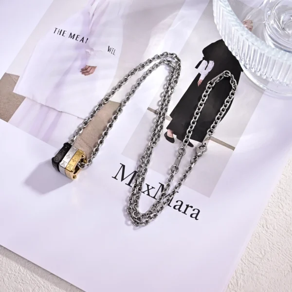 Monogram Bold Necklace – LV Replica Luxury Jewelry | GodJewel