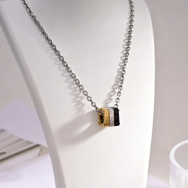 Monogram Bold Necklace – LV Replica Luxury Jewelry | GodJewel