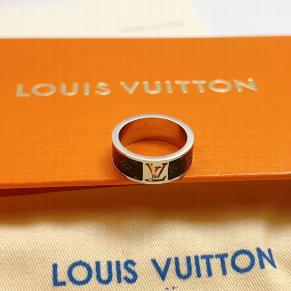 Louis Vuitton Monogram Eclipse Ring – Luxury Jewelry | GodJewel