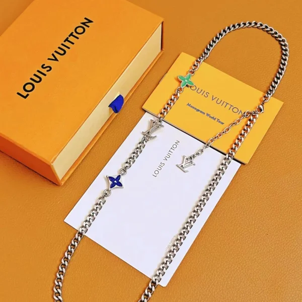 Louis Vuitton Monogram Row Necklace – LV Jewelry | GodJewel