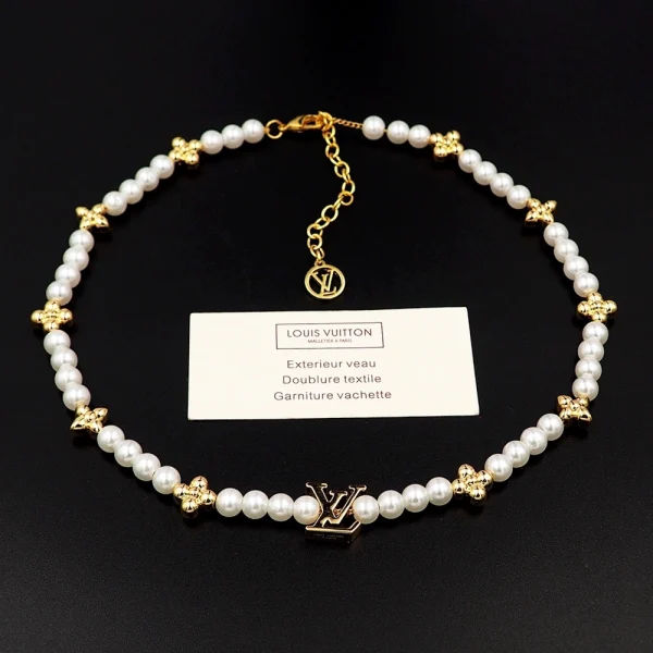 My LV Pearl Necklace – Louis Vuitton Luxury Jewelry | GodJewel