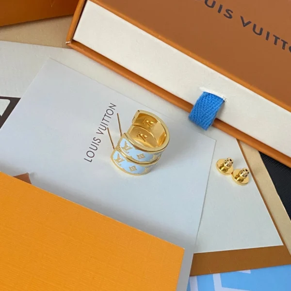 Louis Vuitton Nanogram Enamel Earrings – LV Jewerly | GodJewel