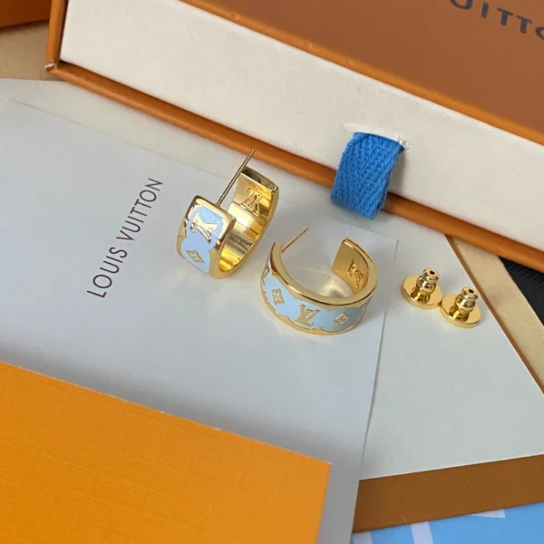 Louis Vuitton Nanogram Enamel Earrings – LV Jewerly | GodJewel