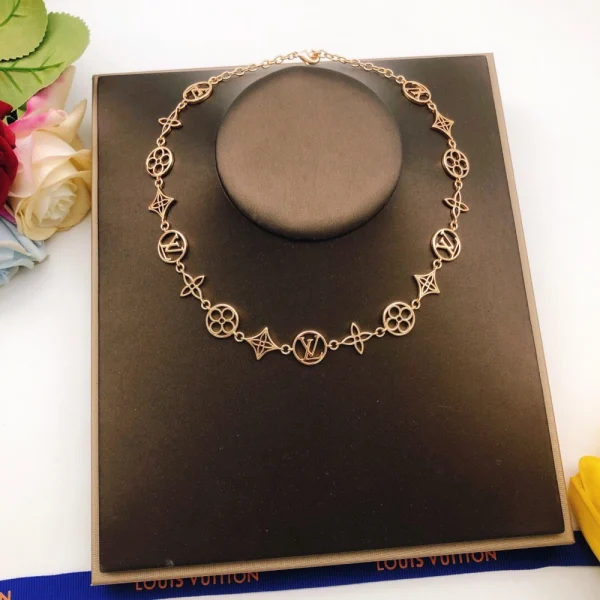 Louis Vuitton Necklace Pink Gold – LV Replica Luxury | GodJewel