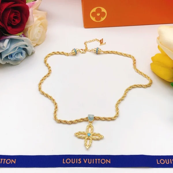 Louis Vuitton Necklace Yellow Gold – Replica Jewelry | GodJewel