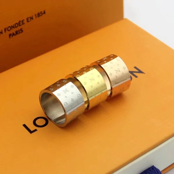Louis Vuitton Monogram Ring replica – Luxury LV-inspired jewelry in white gold, yellow gold, and rose gold by GodJewel