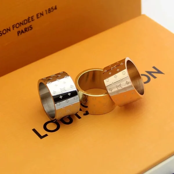 Louis Vuitton Monogram Ring replica – Luxury LV-inspired jewelry in white gold, yellow gold, and rose gold by GodJewel